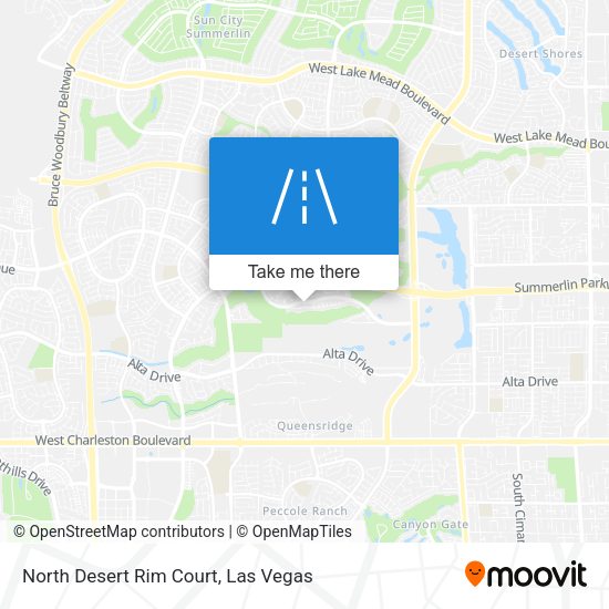 North Desert Rim Court map