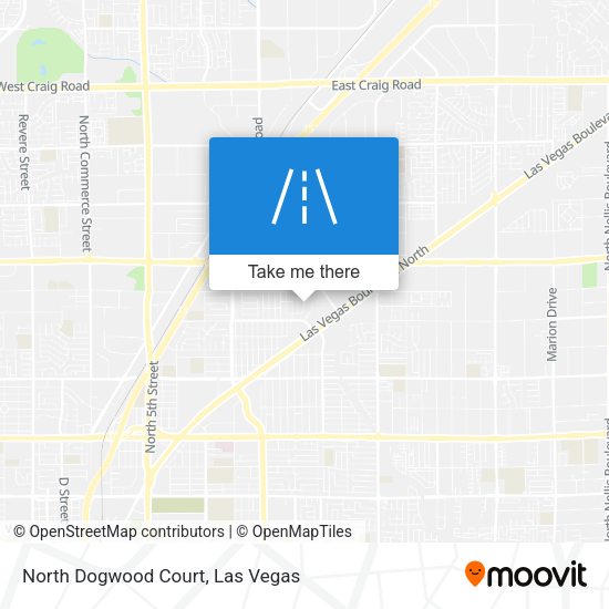 Mapa de North Dogwood Court