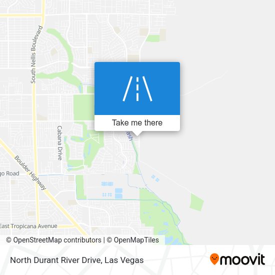 North Durant River Drive map