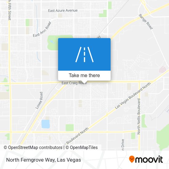 North Ferngrove Way map