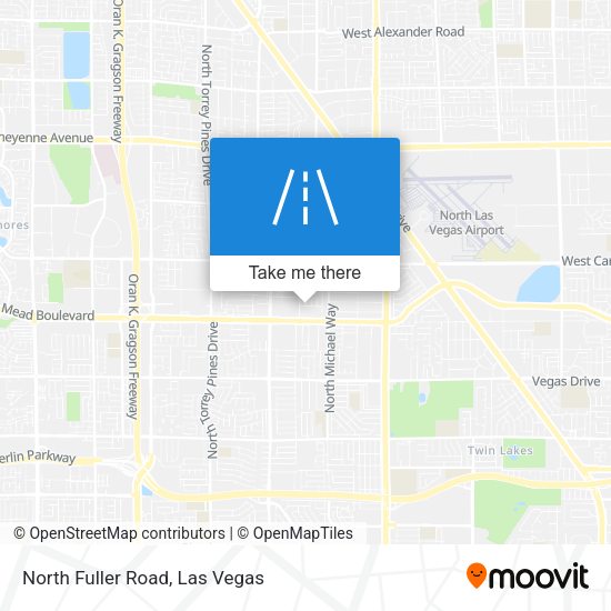 Mapa de North Fuller Road