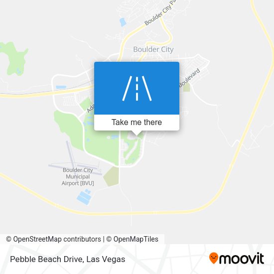 Pebble Beach Drive map