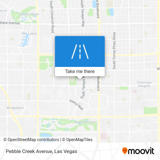Pebble Creek Avenue map
