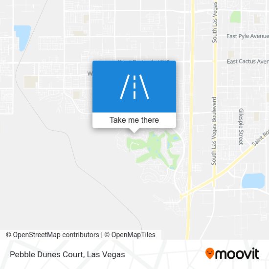 Pebble Dunes Court map