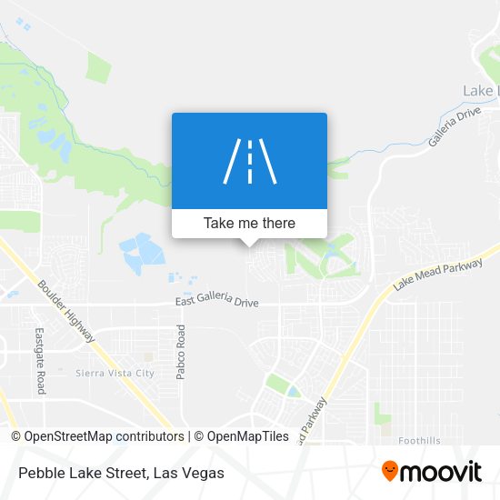 Pebble Lake Street map