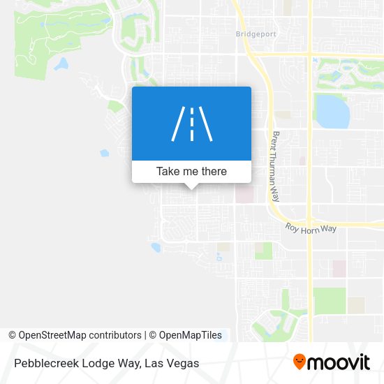 Pebblecreek Lodge Way map