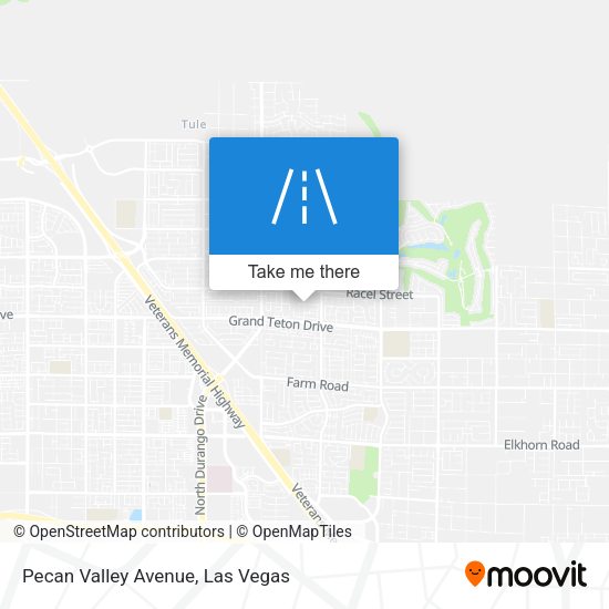 Pecan Valley Avenue map