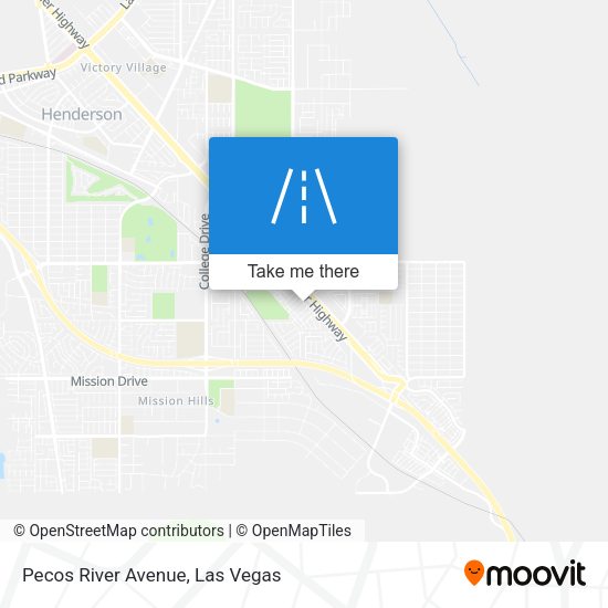 Pecos River Avenue map