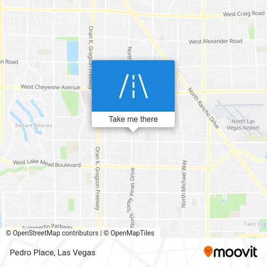 Pedro Place map