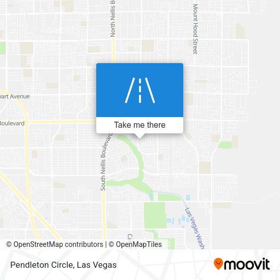 Pendleton Circle map