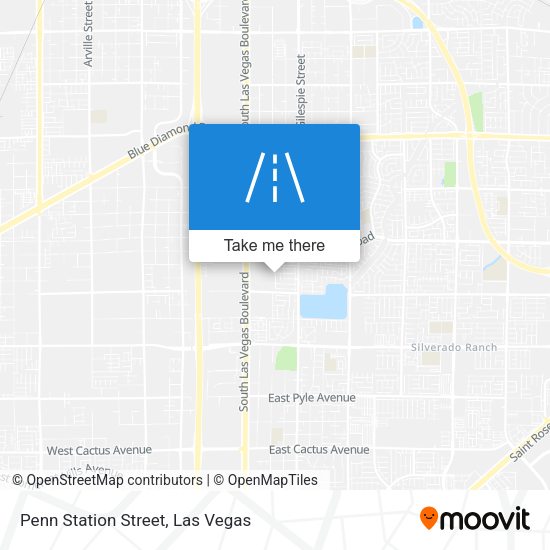 Mapa de Penn Station Street