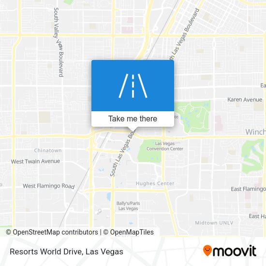 Mapa de Resorts World Drive
