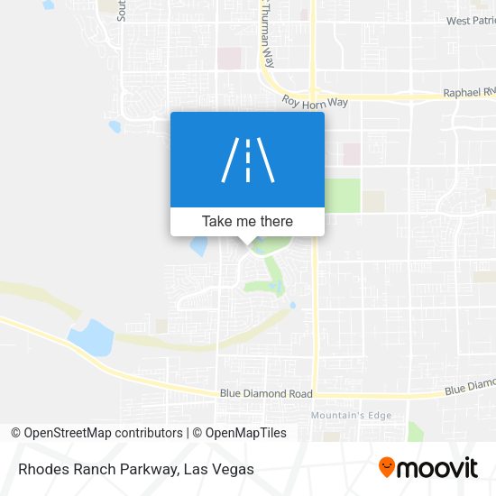 Rhodes Ranch Parkway map