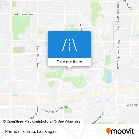 Rhonda Terrace map