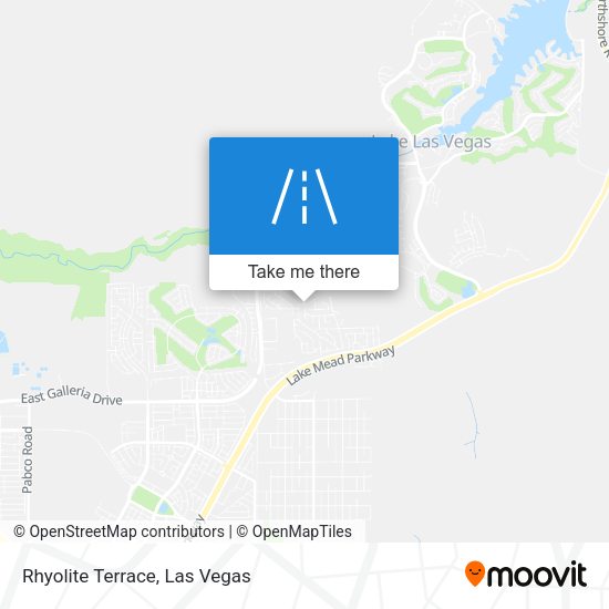 Mapa de Rhyolite Terrace