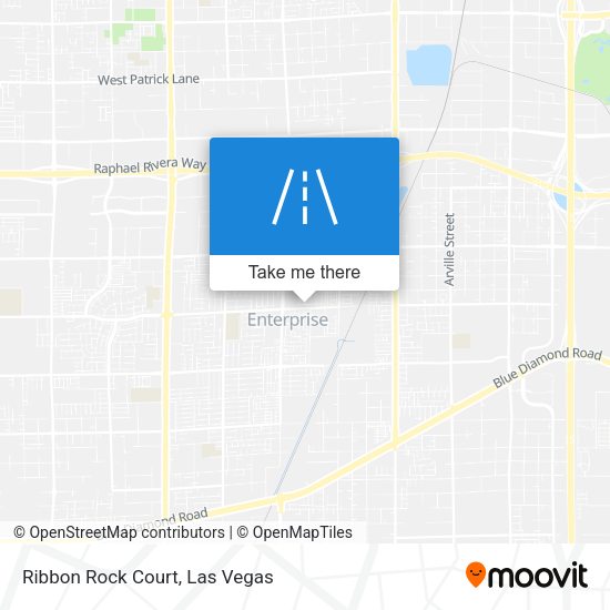 Mapa de Ribbon Rock Court