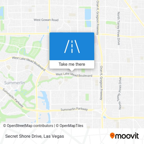 Secret Shore Drive map