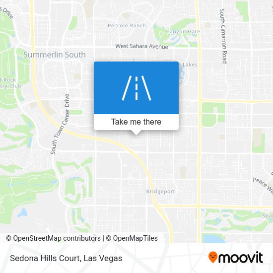 Sedona Hills Court map