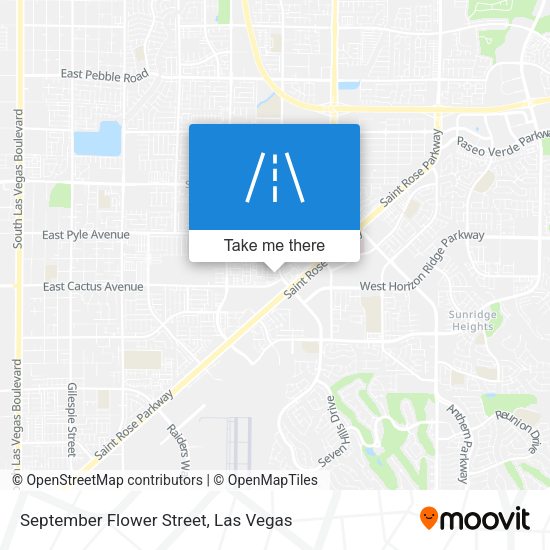 September Flower Street map