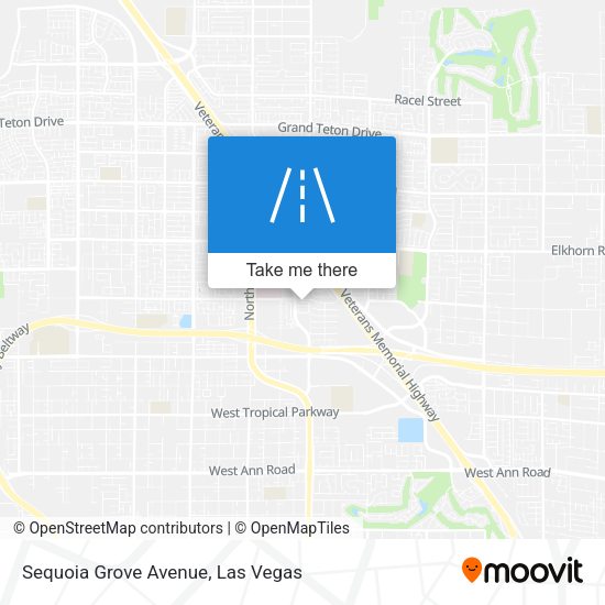 Sequoia Grove Avenue map