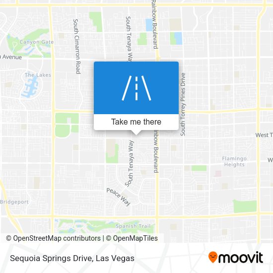 Sequoia Springs Drive map