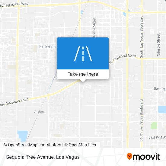 Mapa de Sequoia Tree Avenue