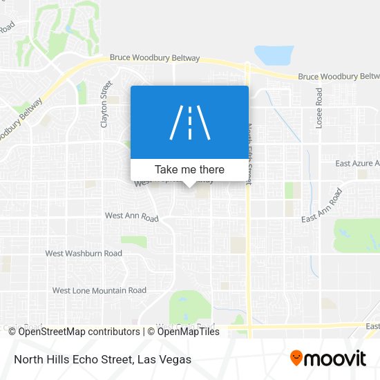 Mapa de North Hills Echo Street