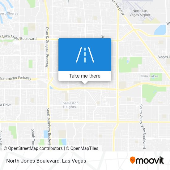 Mapa de North Jones Boulevard
