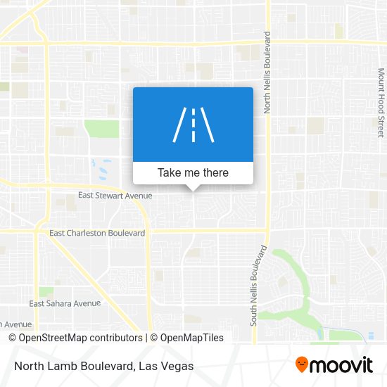 North Lamb Boulevard map