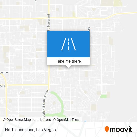 North Linn Lane map