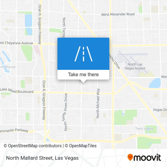 Mapa de North Mallard Street