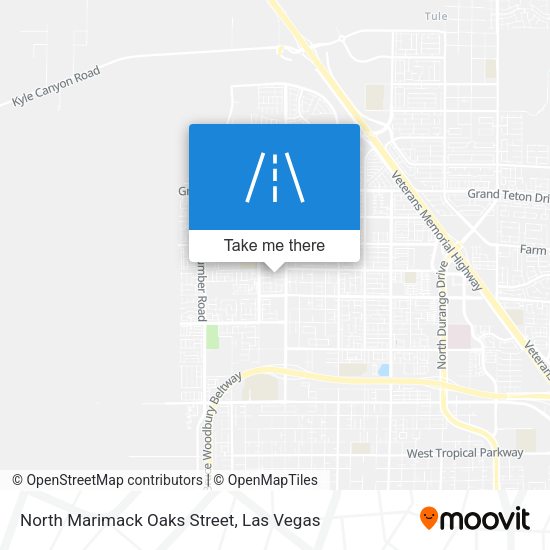 Mapa de North Marimack Oaks Street