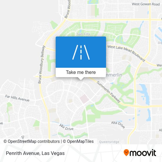 Mapa de Penrith Avenue