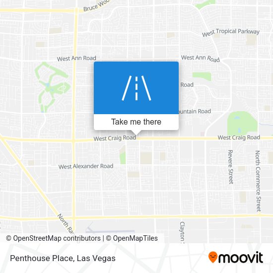 Mapa de Penthouse Place