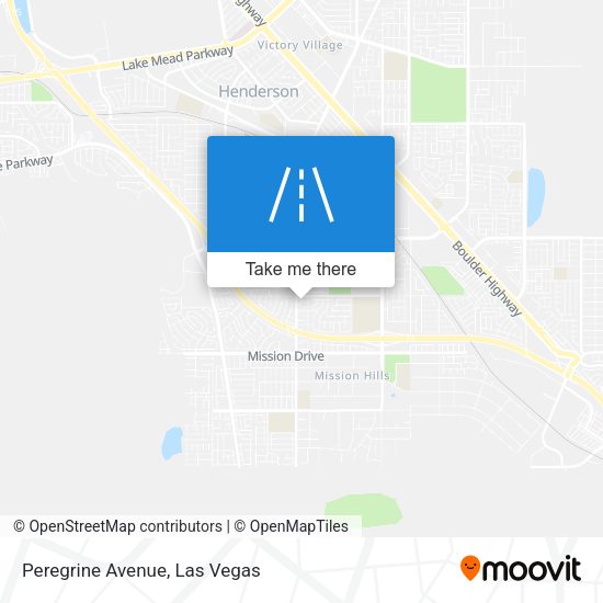 Mapa de Peregrine Avenue