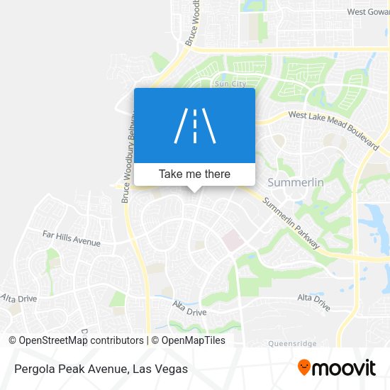 Pergola Peak Avenue map