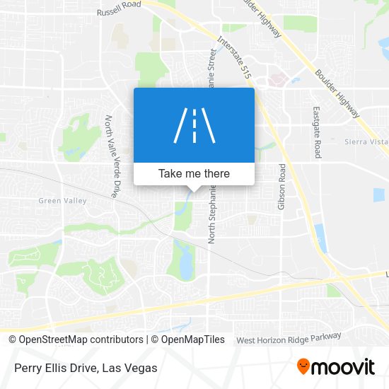 Perry Ellis Drive map