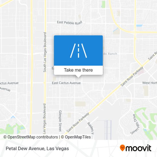 Petal Dew Avenue map