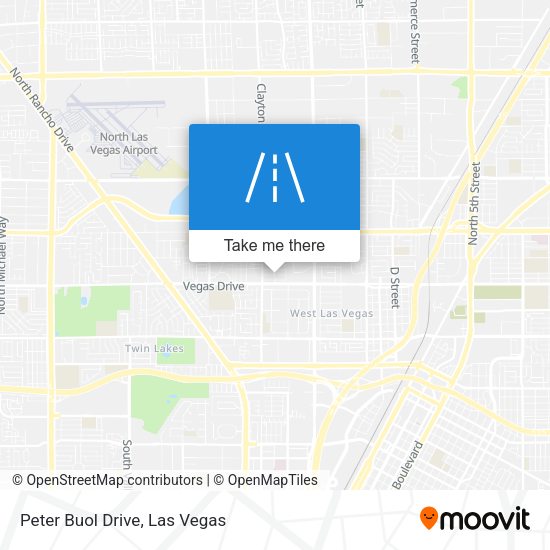 Mapa de Peter Buol Drive
