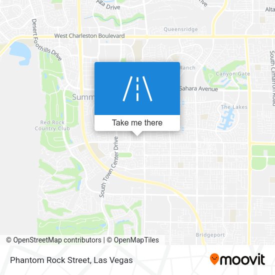 Phantom Rock Street map