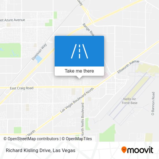 Richard Kisling Drive map