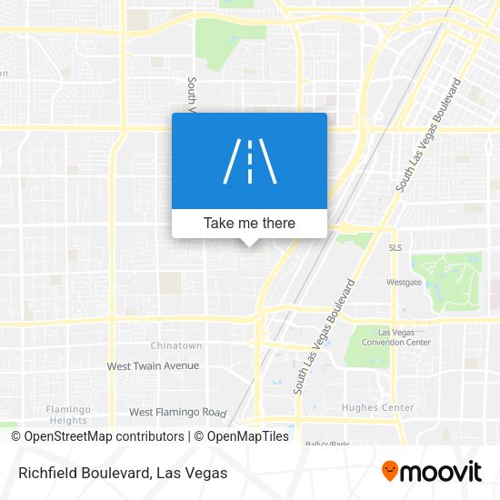 Mapa de Richfield Boulevard