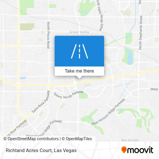 Mapa de Richland Acres Court