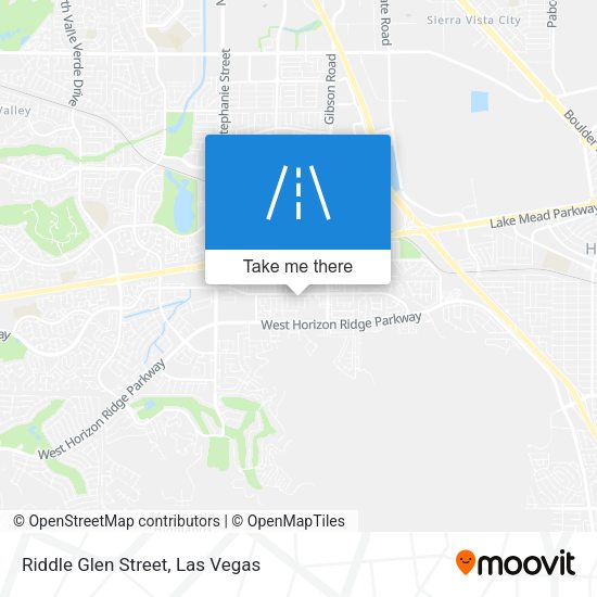 Riddle Glen Street map