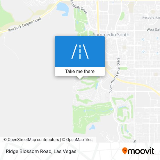 Mapa de Ridge Blossom Road