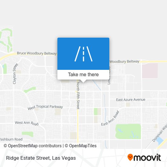 Ridge Estate Street map