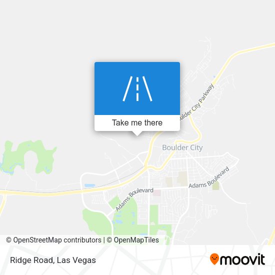 Mapa de Ridge Road