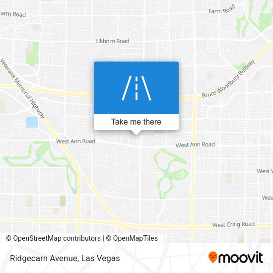 Ridgecarn Avenue map