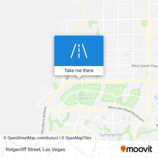 Mapa de Ridgecliff Street