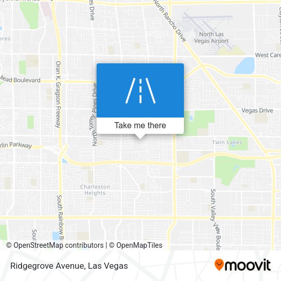 Ridgegrove Avenue map